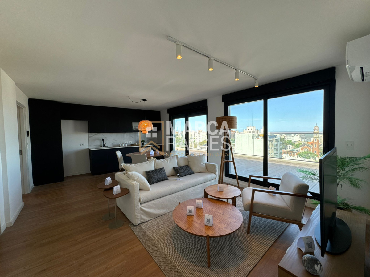 Apartamento ID.1201 - Venta Pent House 2 Dormitorios Con Renta Terraza con Parrillero Y Garaje Doble Punta Carretas Montevideo