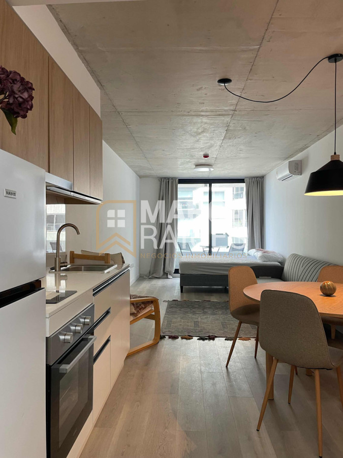Apartamento ID.1292 - Alquiler Loft Monoambiente amoblado Con Garage Villa Biarritz Punta Carretas Montevideo
