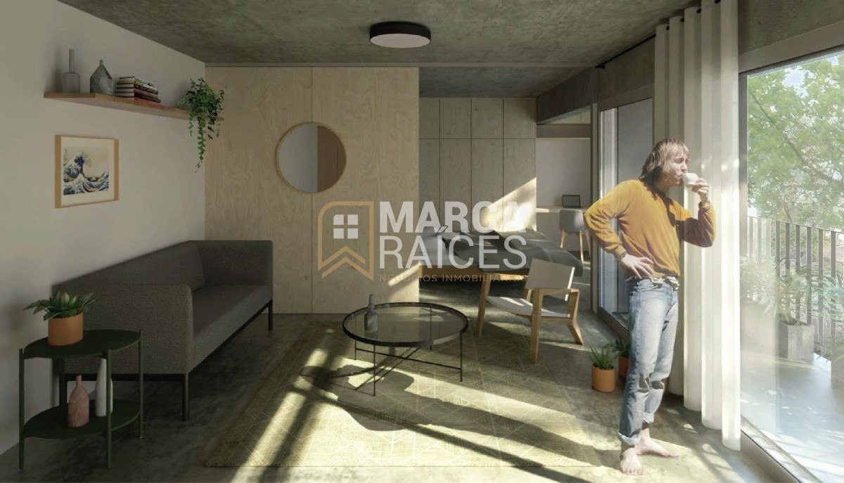 Apartamento ID.944 - Venta Monoambiente Con Patio En El Cordón! Edificio Bluzz! Gran Oportunidad! 