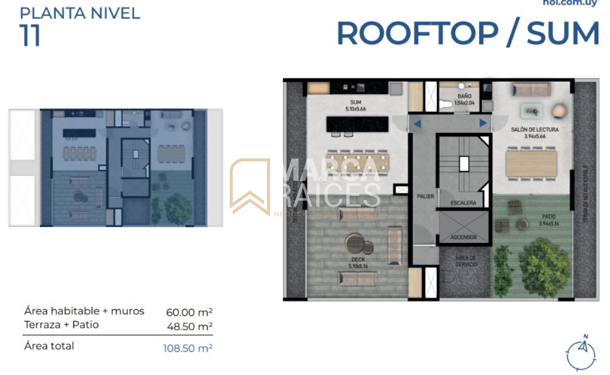 Apartamento ID.1202 - Venta Apartamento 1 Dormitorio a estrenar Centro Montevideo