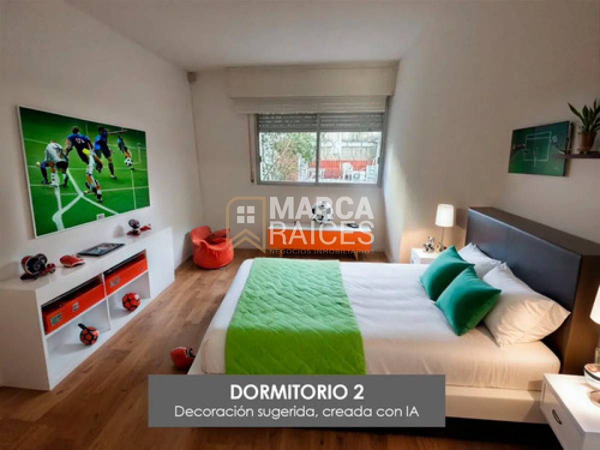 Apartamento ID.2032 - Alquiler Apartamento Con Patio Ideal Para Familias En Pocitos Con Vista A La Rambla! Con 2 Garages