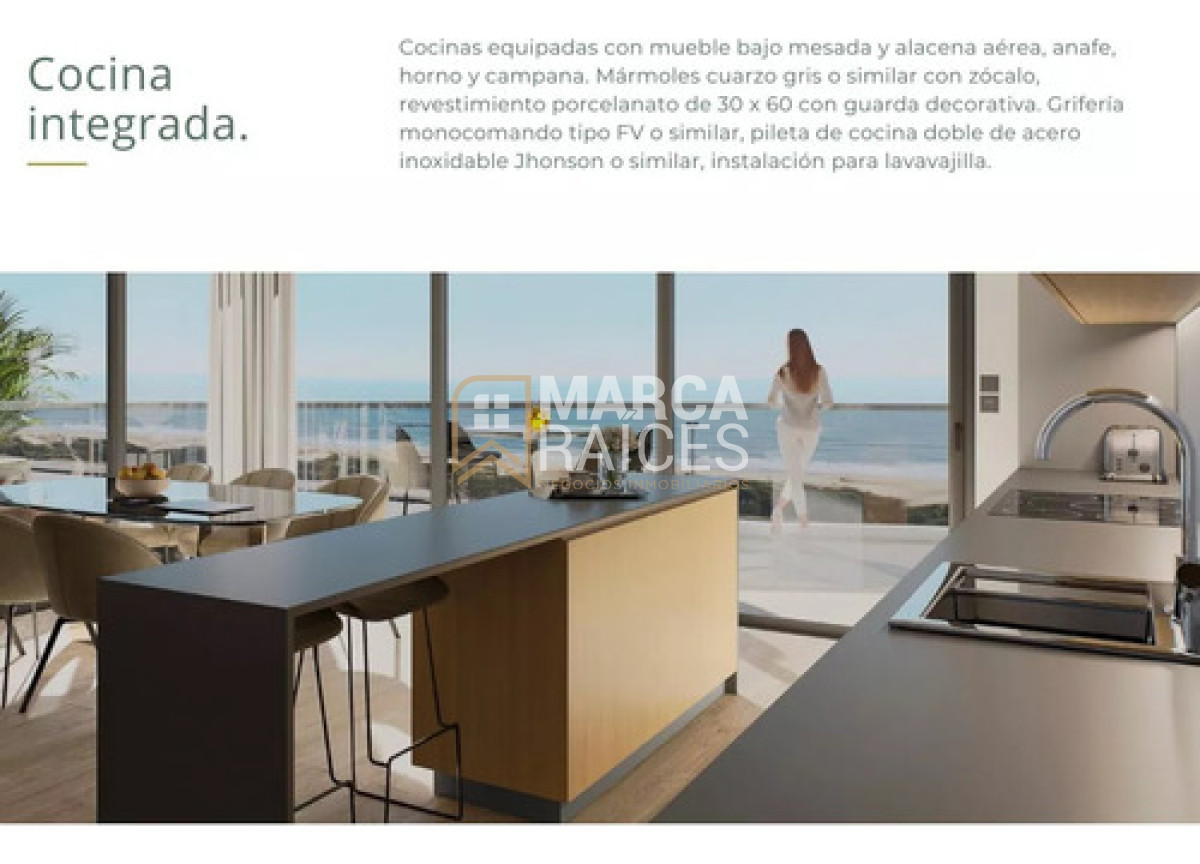 Apartamento ID.1496 - Venta Apartamento 2 Dormitorios en Playa Brava, Punta Del Este. 