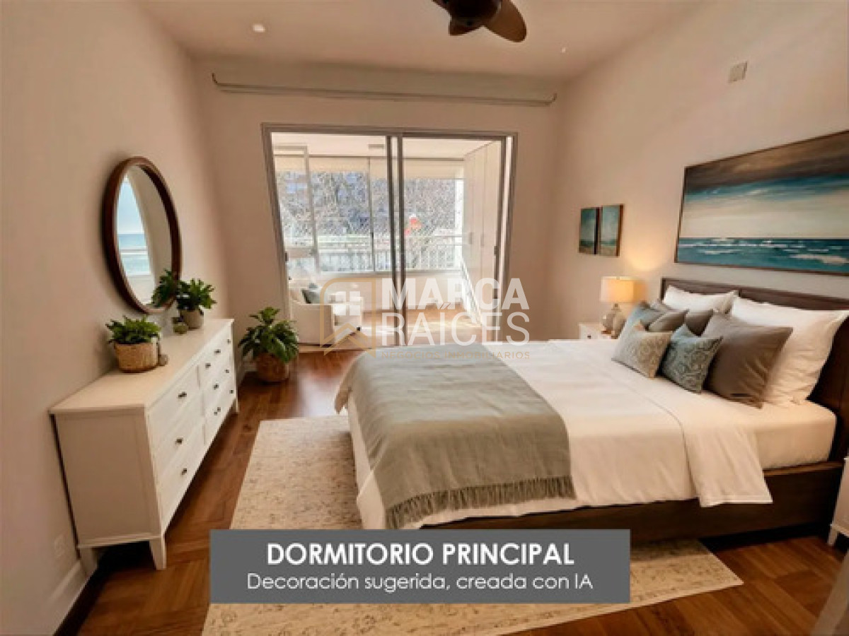Apartamento ID.2032 - Alquiler Apartamento Con Patio Ideal Para Familias En Pocitos Con Vista A La Rambla! Con 2 Garages