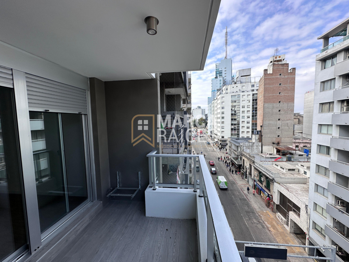 Apartamento ID.1609 - Alquiler Apartamento Monoambiente Al Frente Luminoso A Estrenar semi equipado Tres Cruces Montevideo