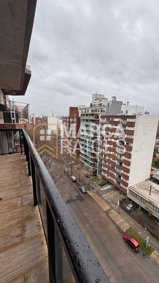 Apartamento ID.1622 - Alquiler Apartamento 1 dormitorio A Estrenar Piso Alto Luminoso Semi Equipado Pocitos Montevideo