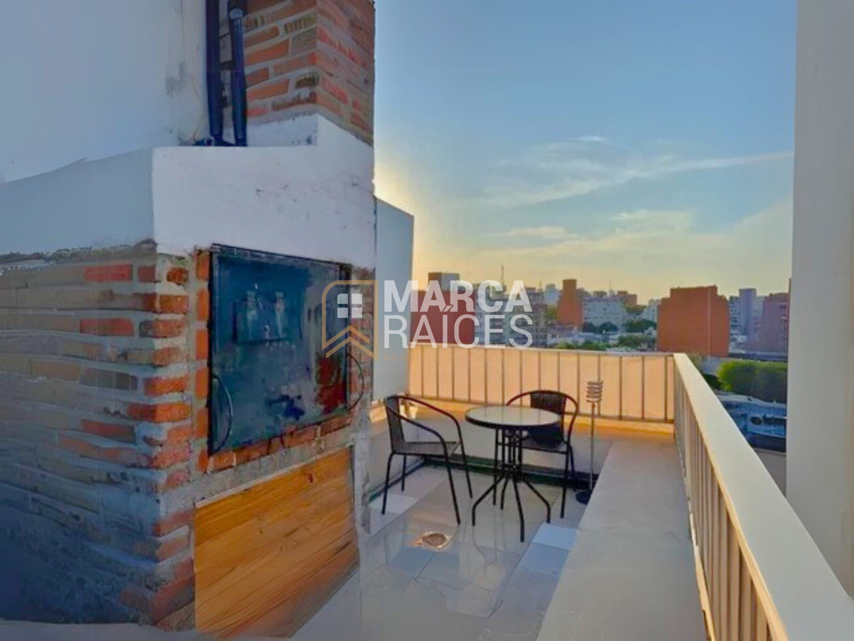 Apartamento ID.1415 - Alquiler Monoambiente Penthouse Amoblado Pocitos Montevideo