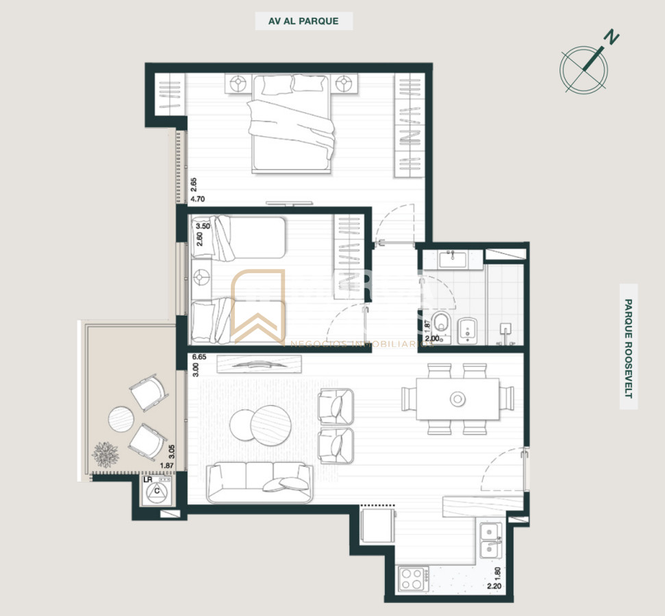 Apartamento ID.1498 - Venta Apartamento 2 Dormitorios en construcción Barra de Carrasco Canelones