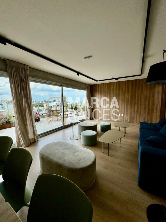 Apartamento ID.1823 - Alquiler Apartamento 1 Dormitorio a Estrenar Opcion Garage Piso Alto Centro Montevideo