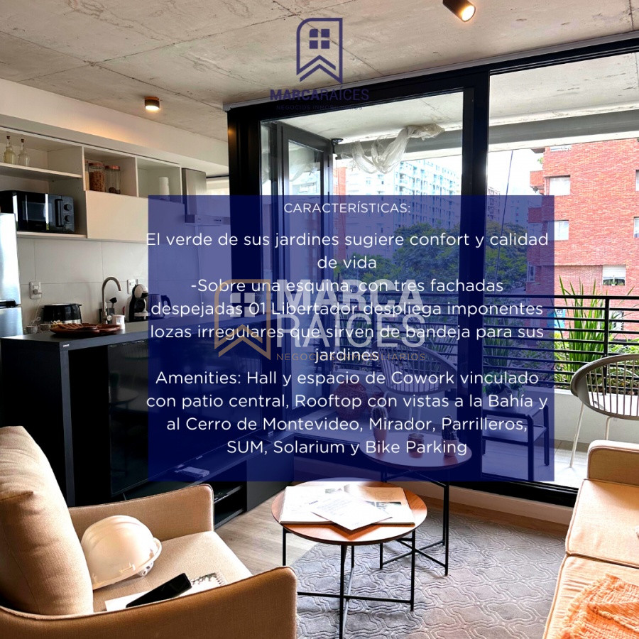 Apartamento ID.313 - Venta Apartamento 1 Dormitorio a estrenar Aguada Montevideo