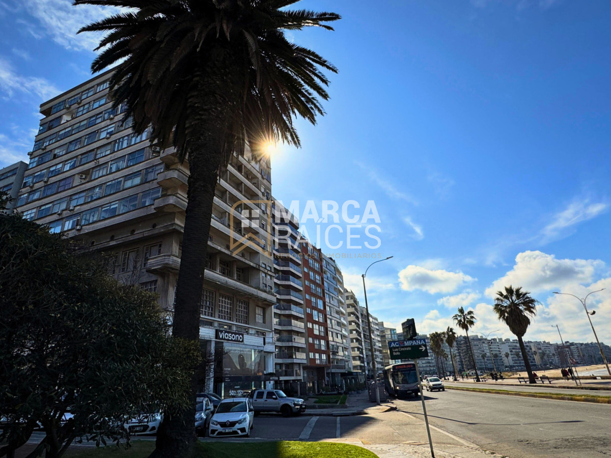 Apartamento ID.1696 - Alquiler Monoambiente Amoblado Interno Sobre Rambla Pocitos