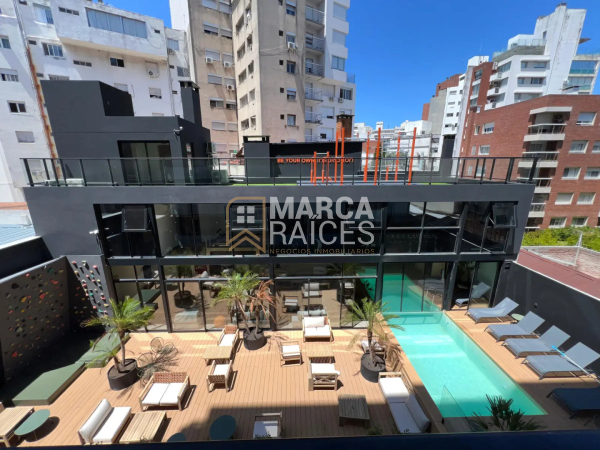 Apartamento ID.2005 - Alquiler Monoambiente A Estrenar Piscina Montevideo Pocitos Nuevo.