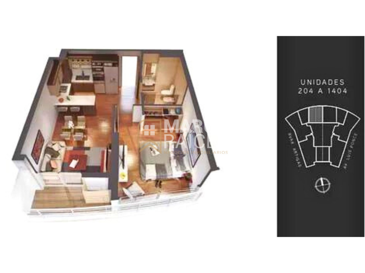 Apartamento ID.934 - Venta Apartamento Premium 1 Dormitorio Garage Box Barbacoa Piscina Pocitos Montevideo (Joy Mvd)