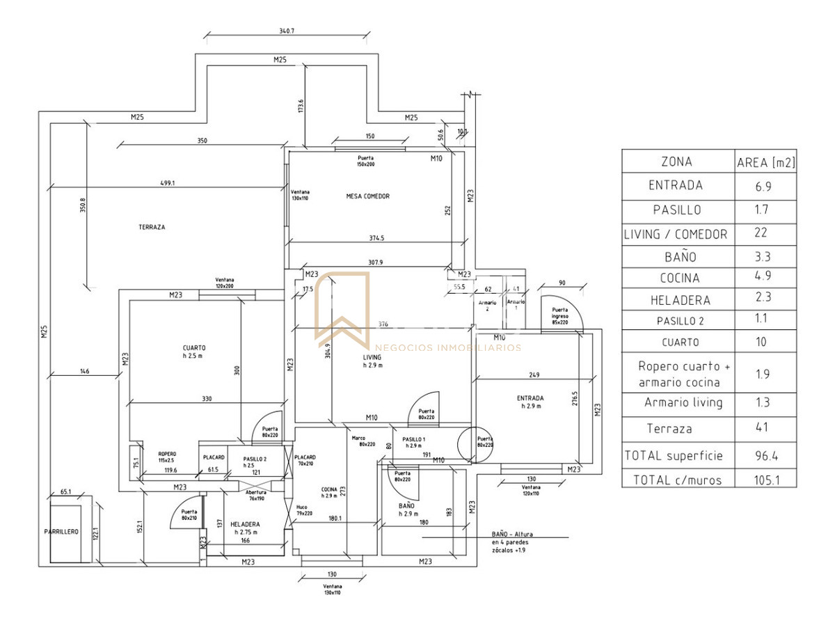 Apartamento ID.1325 - Venta Apartamento 1 Dormitorio Terraza con Parrillero Centro Montevideo