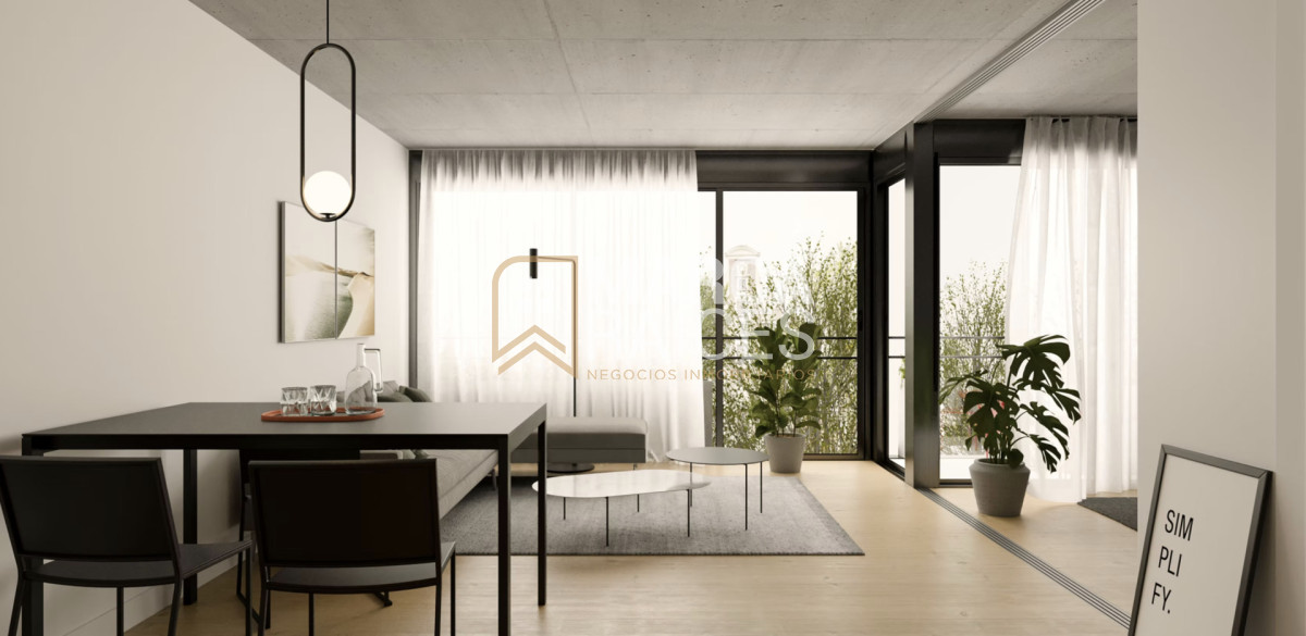 Apartamento ID.1928 - Venta Apartamento Monoambiente en pozo construccion Tres Cruces Montevideo