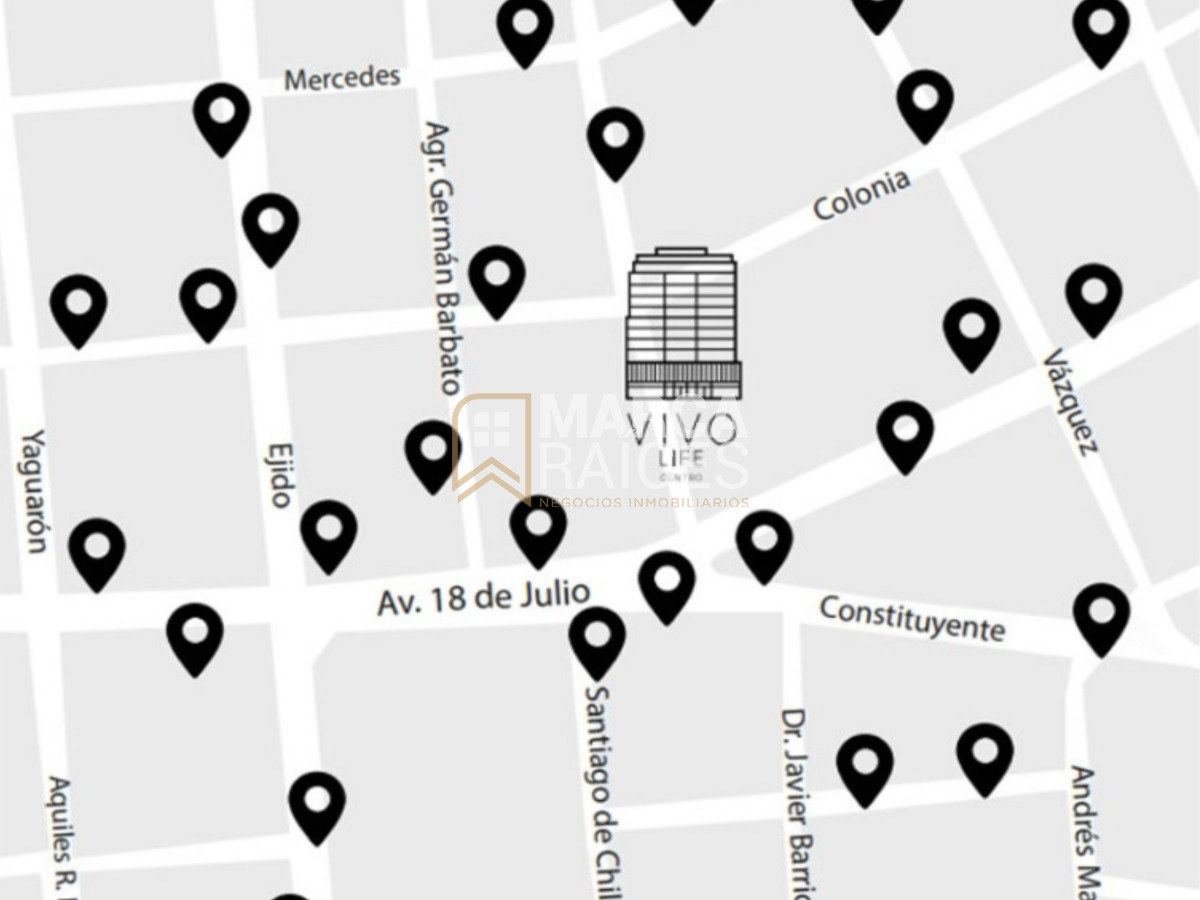 Apartamento ID.1006 - Venta Apartamento Monoambiente en Pozo Centro Montevideo
