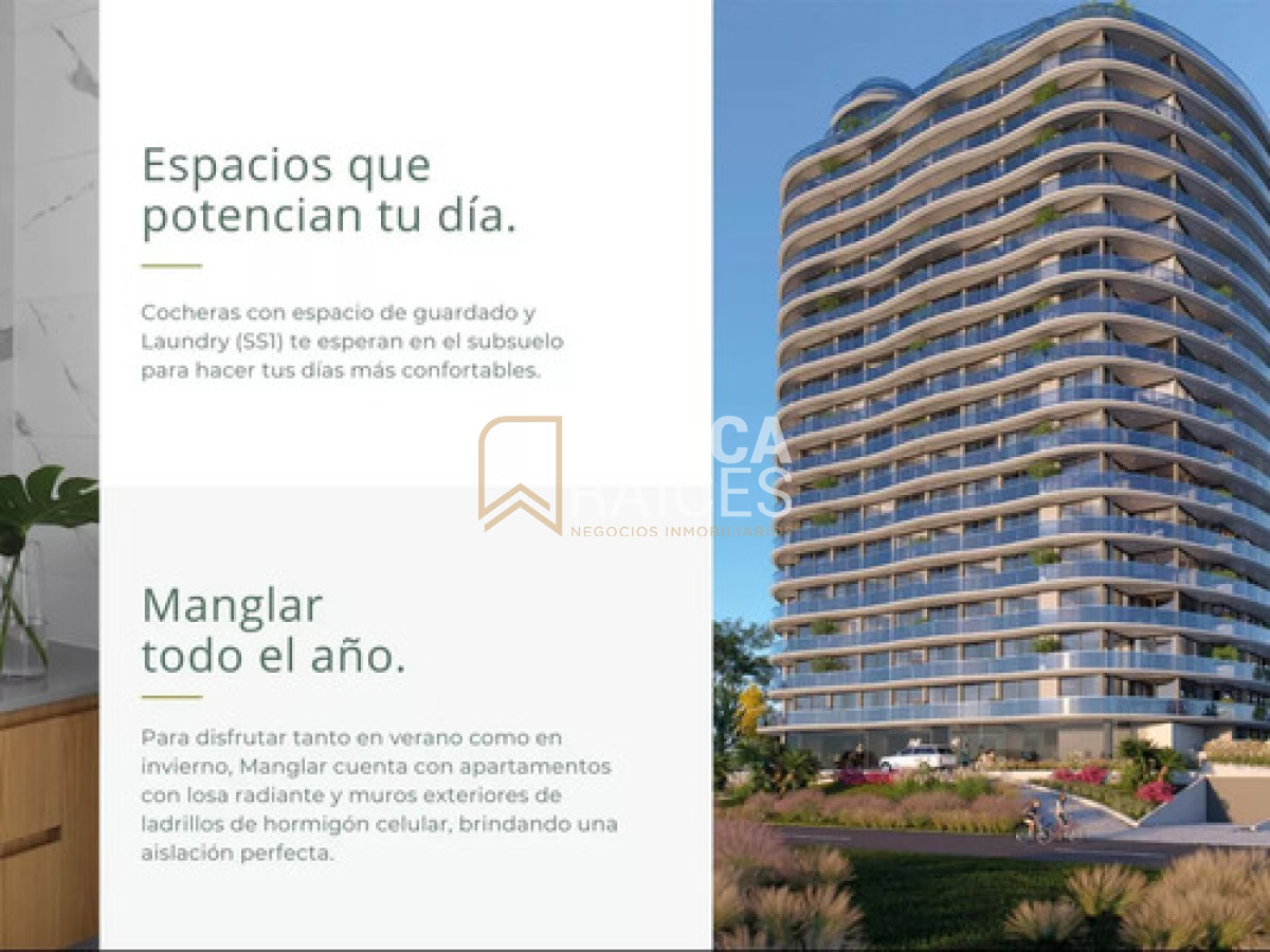 Apartamento ID.1496 - Venta Apartamento 2 Dormitorios en Playa Brava, Punta Del Este. 