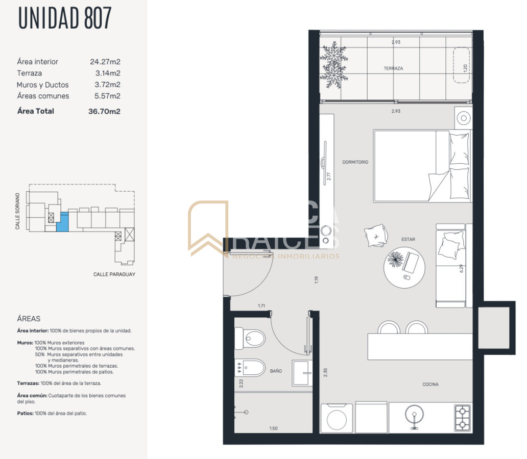 Apartamento ID.878 - Venta Apartamento monoambiente proximo a Estrenar tipo Studio monoambiente Centro Montevideo