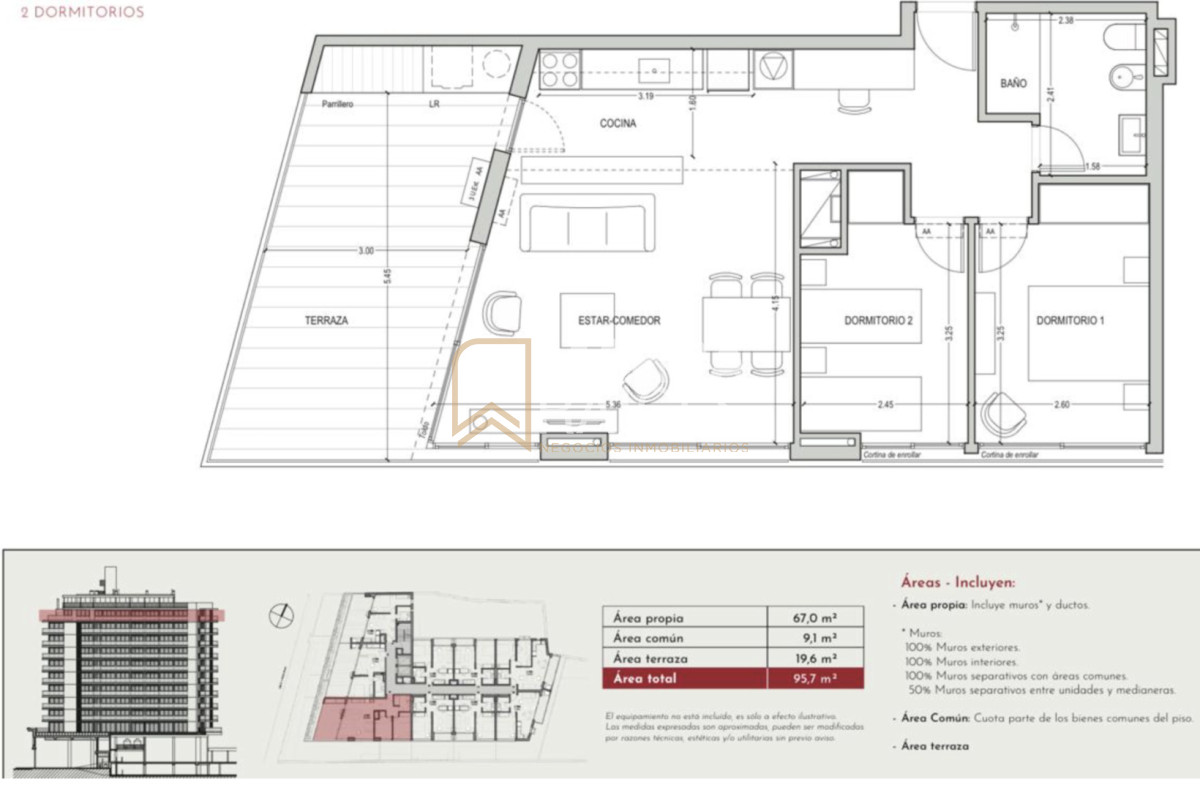 Apartamento ID.1779 - Venta Apartamento Penthouse 2 Dormitorios con parrillero a estrenar Centro Montevideo