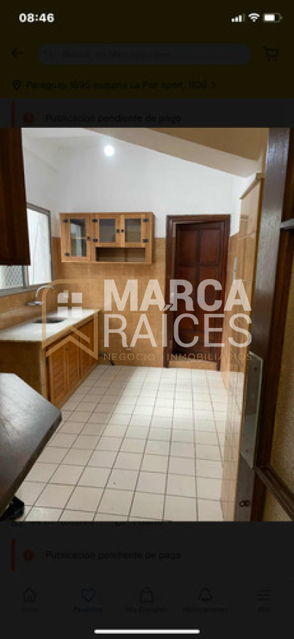 Apartamento ID.1980 - Alquiler Monoambiente con Cocina definida. Centro, Montevideo