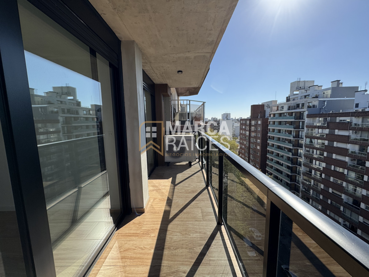 Apartamento ID.1622 - Alquiler Apartamento 1 dormitorio A Estrenar Piso Alto Luminoso Semi Equipado Pocitos Montevideo