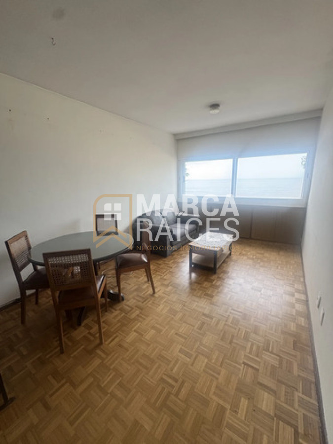 Apartamento ID.1900 - Alquiler Apartamento 1 Dormitorio, con vista al Mar. Pocitos, Montevideo