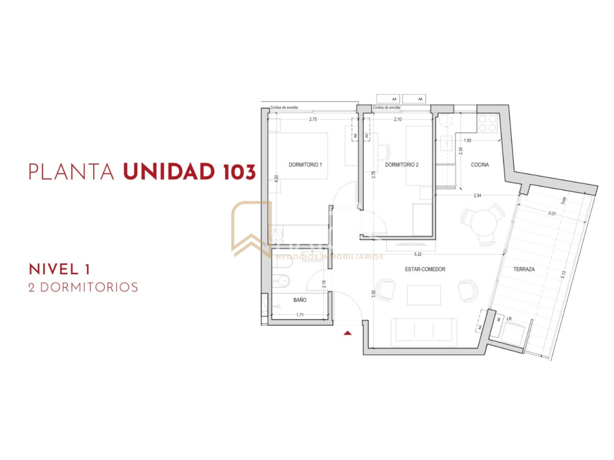 Apartamento ID.1012 - Venta Apartamento 2 Dormitorios en Pozo Centro Montevideo