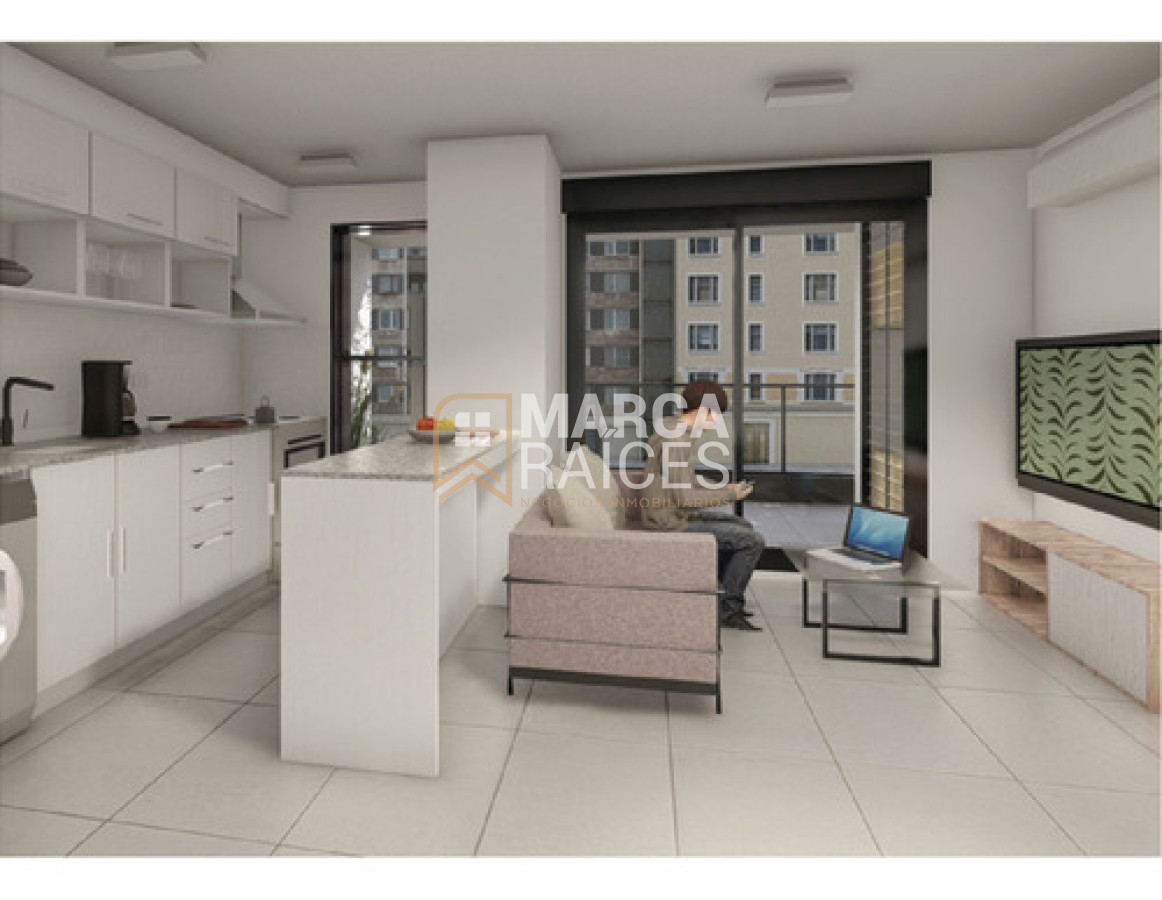 Apartamento ID.945 - Venta Divino Apartamento De 1 Dormitorio En Cordón. Piso 8! Piso Alto! Altos De Cordón!