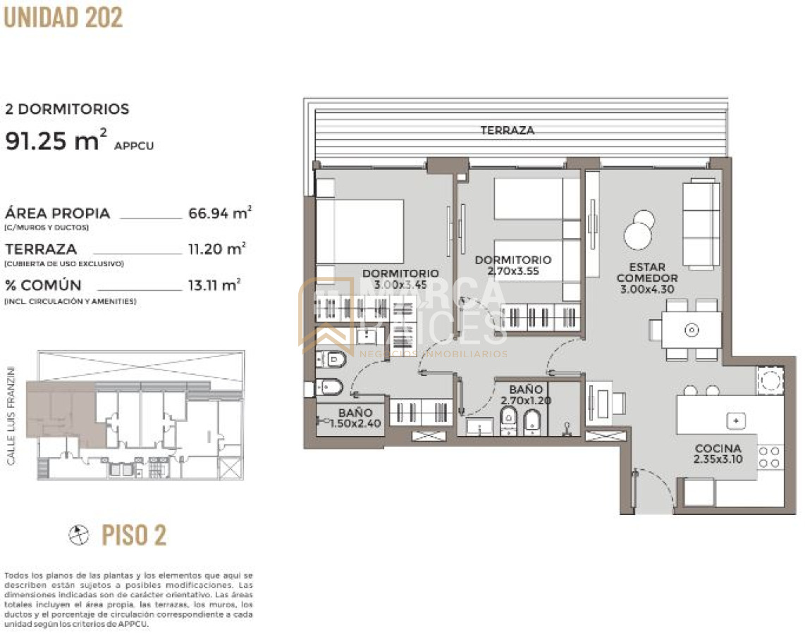 Apartamento ID.649 - Venta apartamento 2 Dormitorios 2 baños a estrenar Punta Carretas Montevideo