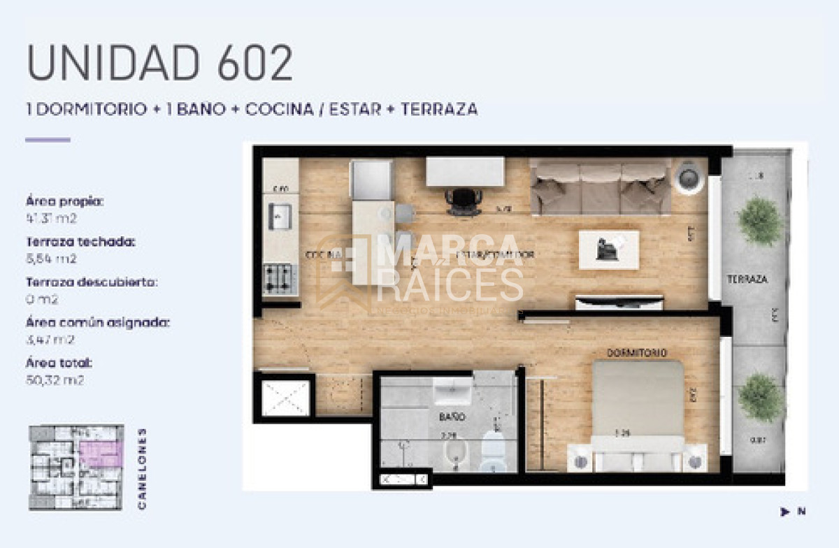Apartamento ID.943 - Venta Apartamento 1 Dormitorio Nouveau Soho Cordón Sur Montevideo