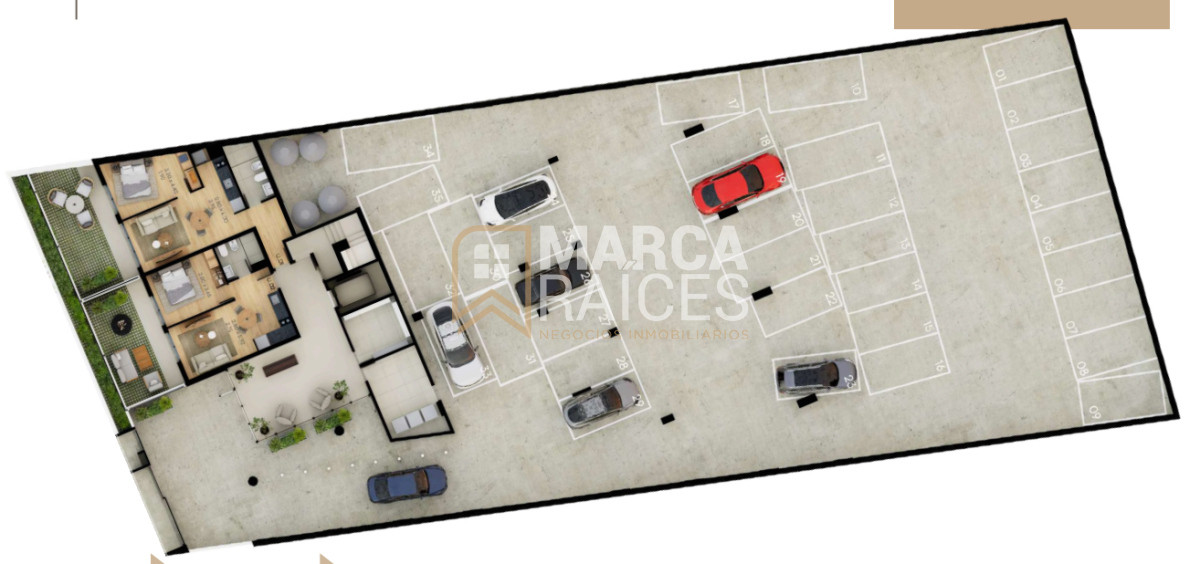 Apartamento ID.1302 - Venta Apartamento 1 Dormitorio en Pozo La Blanqueada Montevideo