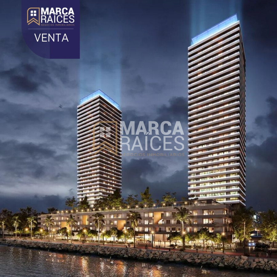 Apartamento ID.562 - Venta Apartamento 3 Dormitorios 2 Baños garage Vista a la Bahia Piso 29 Montevideo Harbour 