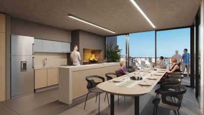 Venta Monoambientes en Obra con Balcón Cordón Montevideo 