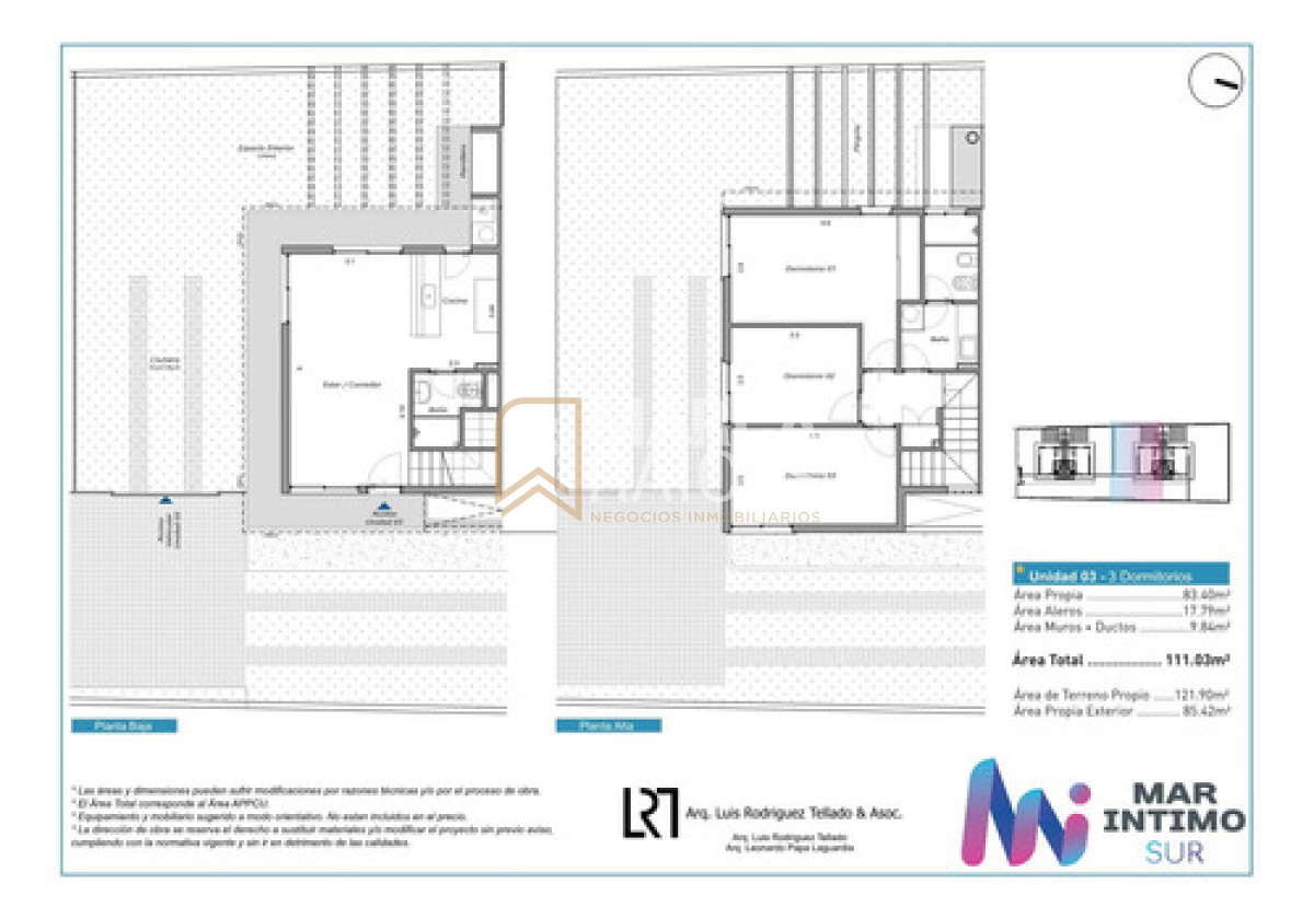 Casa ID.1508 - Venta Casa 3 Dormitorios en Ciudad de la Costa – Jardín Privado – Ley de Vivienda Promovida Aptas Banco Cochera Doble Canelones