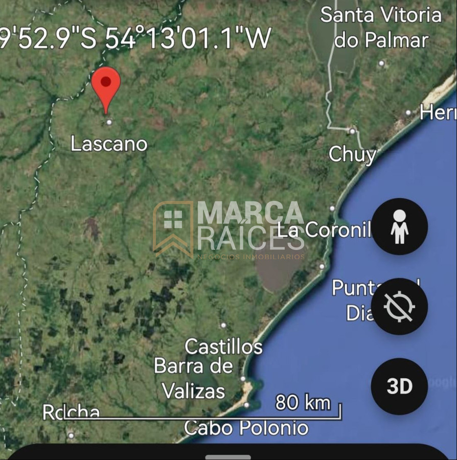 Campo Ref.1195 - Venta Campo Fraccionado Posibilidad de Dividir Rincón Bravo, Río San Luis Rocha Uruguay