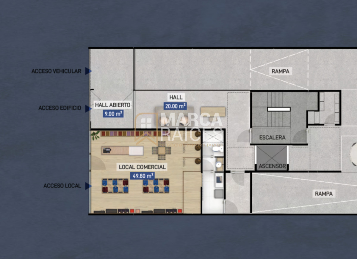 Local Comercial ID.2061 - Venta local comercial a estrenar Centro Sur Montevideo