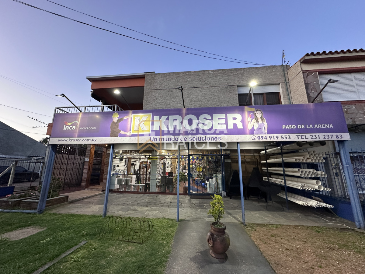 Local Comercial ID.1530 - Venta Local + 2 casas + Depósito en Esquina Estratégica Paso de La Arena Montevideo
