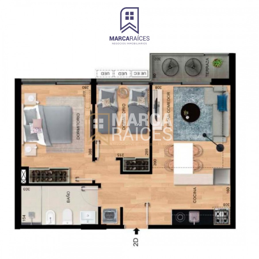 Apartamento ID.396 - Venta Apartamento 2 Dormitorios a estrenar Malvin Montevideo