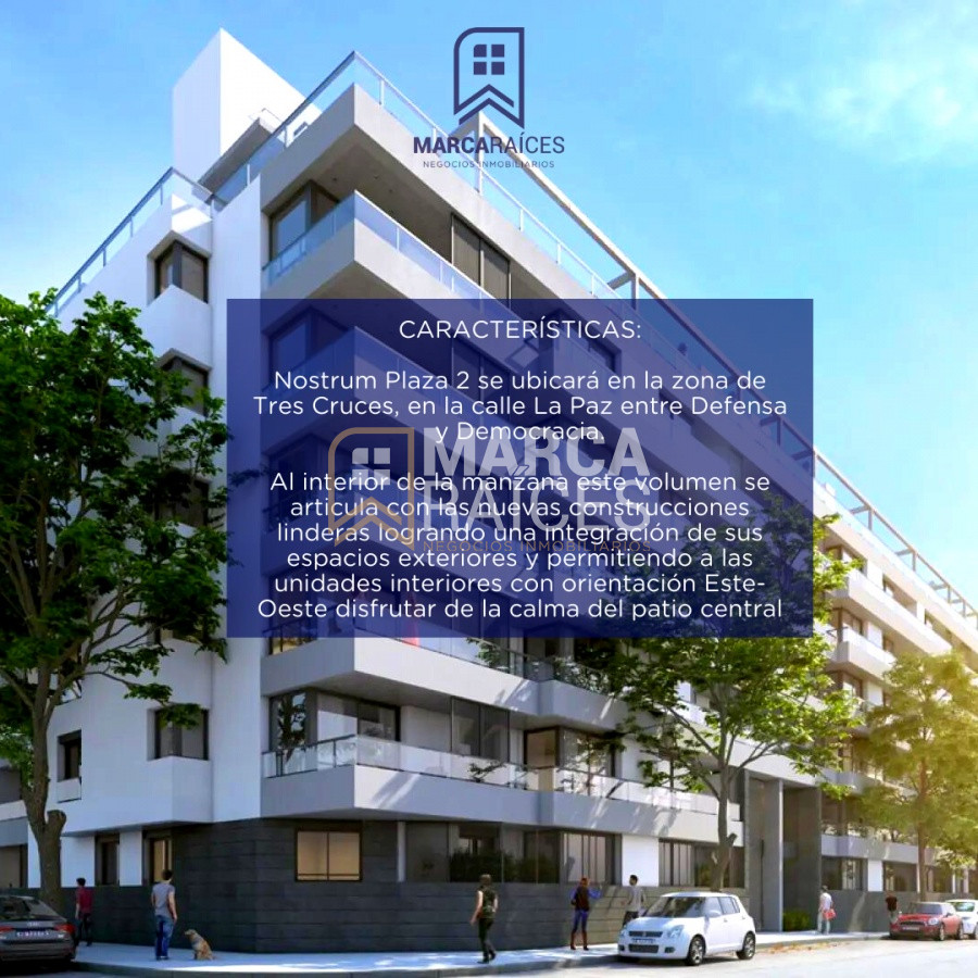 Apartamento ID.266 - Venta Apartamento 2 Dormitorios a estrenar Tres Cruces Montevideo