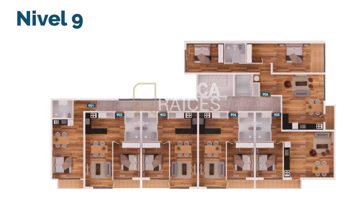Apartamento ID.71 - Venta Apartamento 1 dormitorio con garage a estrenar Cordon Montevideo