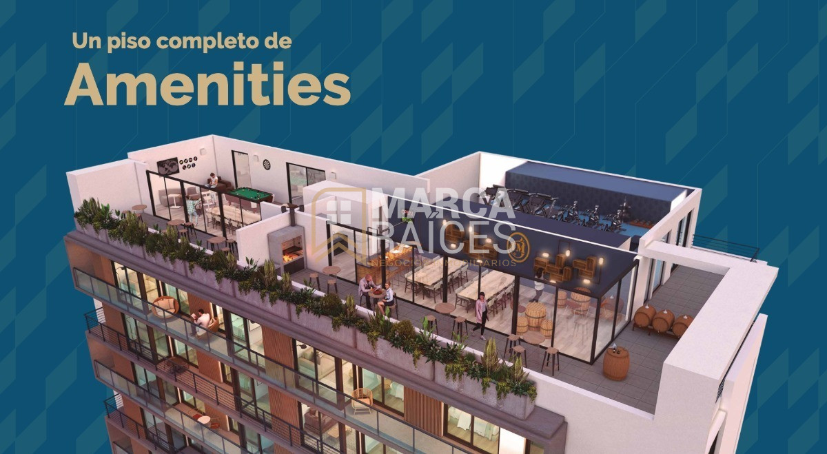 Apartamento ID.71 - Venta Apartamento 1 dormitorio con garage a estrenar Cordon Montevideo