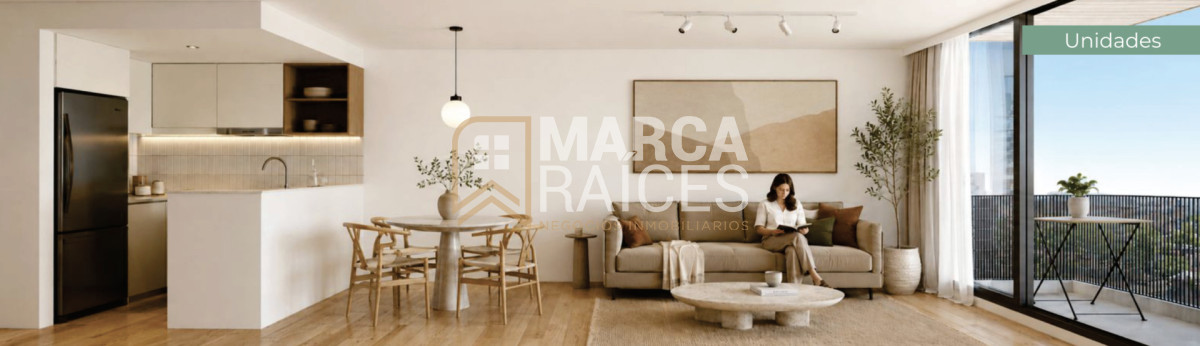Apartamento ID.2707 - 	Venta apartamento 2 dormitorios en Cordón | Dröm Rivera | Unidad 505	