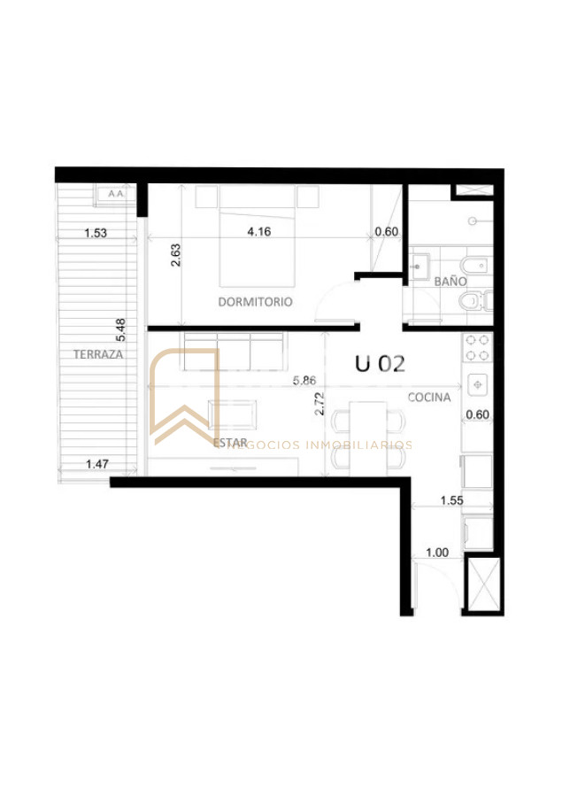 Apartamento ID.2017 - Venta Apartamentos 1 Dormitorio En Pozo Cordon Sur Montevideo