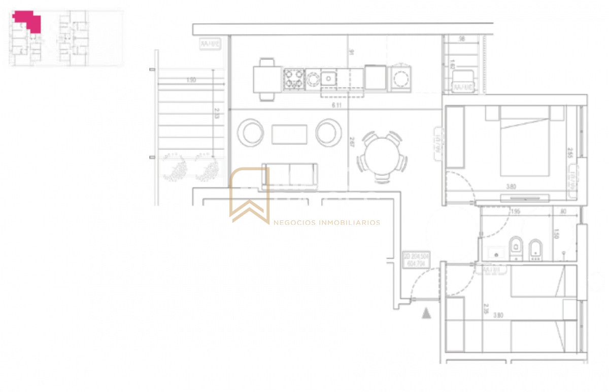 Apartamento ID.918 - Venta Apartamento 2 Dormitorios Centro Montevideo