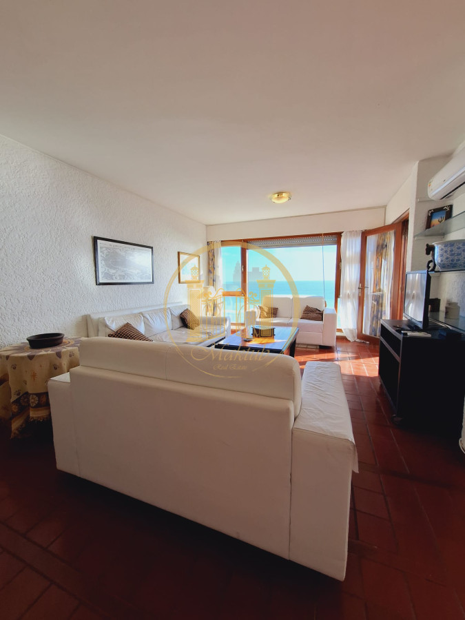 Apartamento ID.306 - ALQUILO APARTAMENTO FRENTE AL MAR, 2 DORMITORIOS, 2 BAÑOS, GARAGE, PUNTA DEL ESTE, MALDONADO.