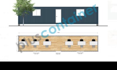 VENDO CONTAINER OFICINA, MODULO 40 PIES.