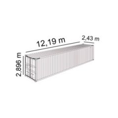 VENDO CONTAINER MARITIMO 40 HC