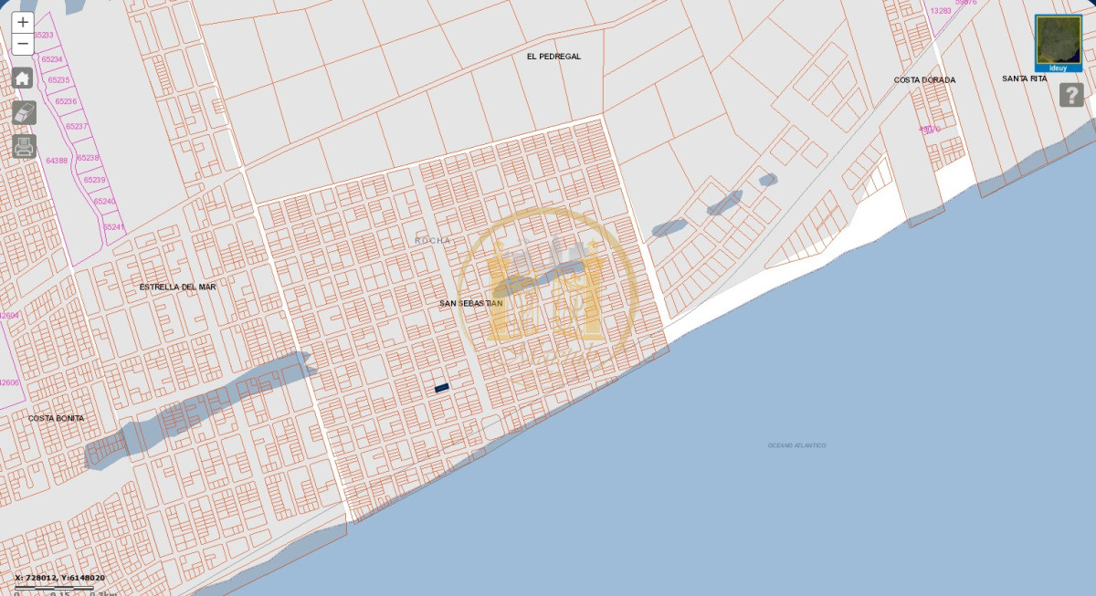 Terreno ID.1011 - VENDO DOS TERRENOS EN LAGUNA GARZON, 504m2, SAN SEBASTIAN DE GARRON, ROCHA