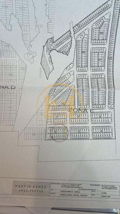 Terreno ID.845 - VENDO TERRENO EN PUEBLO NUEVO, ROCHA. 