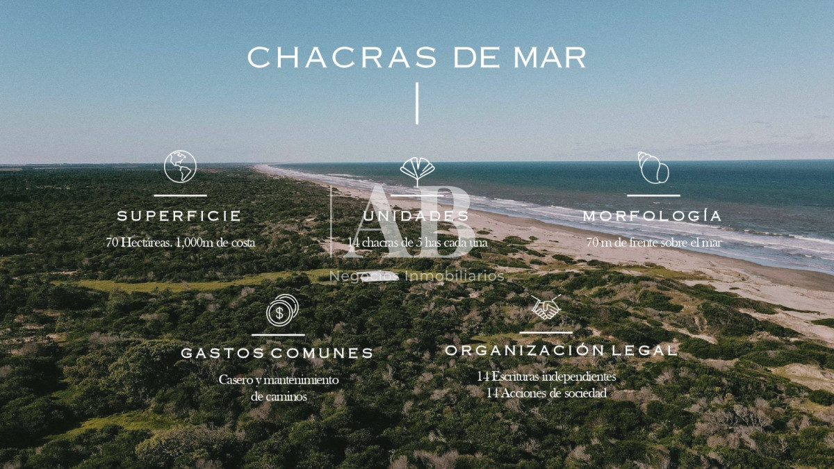 Chacra ID.152 - Chacras de Mar 5has en La Coronilla - Rocha