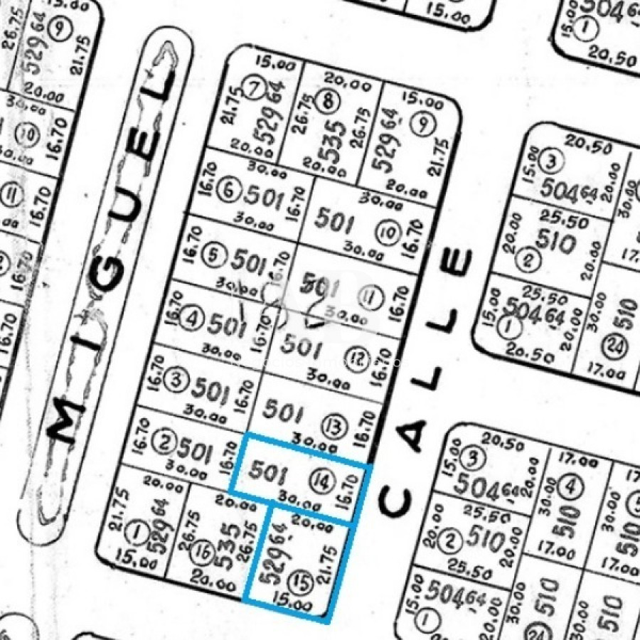 Terreno ID.19 - Terreno esquinero De 1030m2 - A 200m De Playa La Viuda - Mza 182